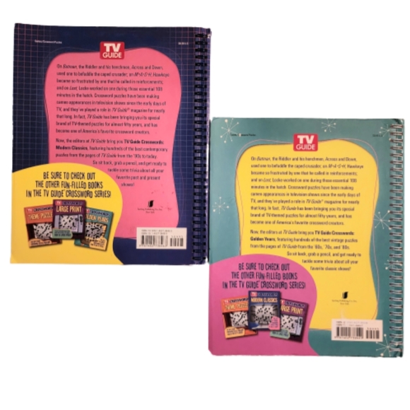 TV Guide Crossword Books Set of 2 - Picture 2 of 7
